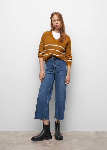 Chenille knit sweater